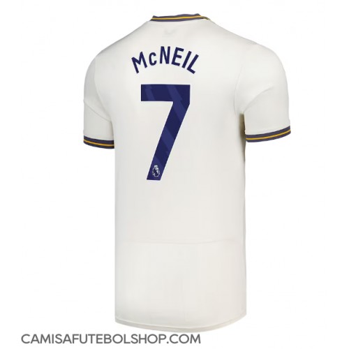 Camisa de time de futebol Everton Dwight McNeil #7 Replicas 3º Equipamento 2024-25 Manga Curta